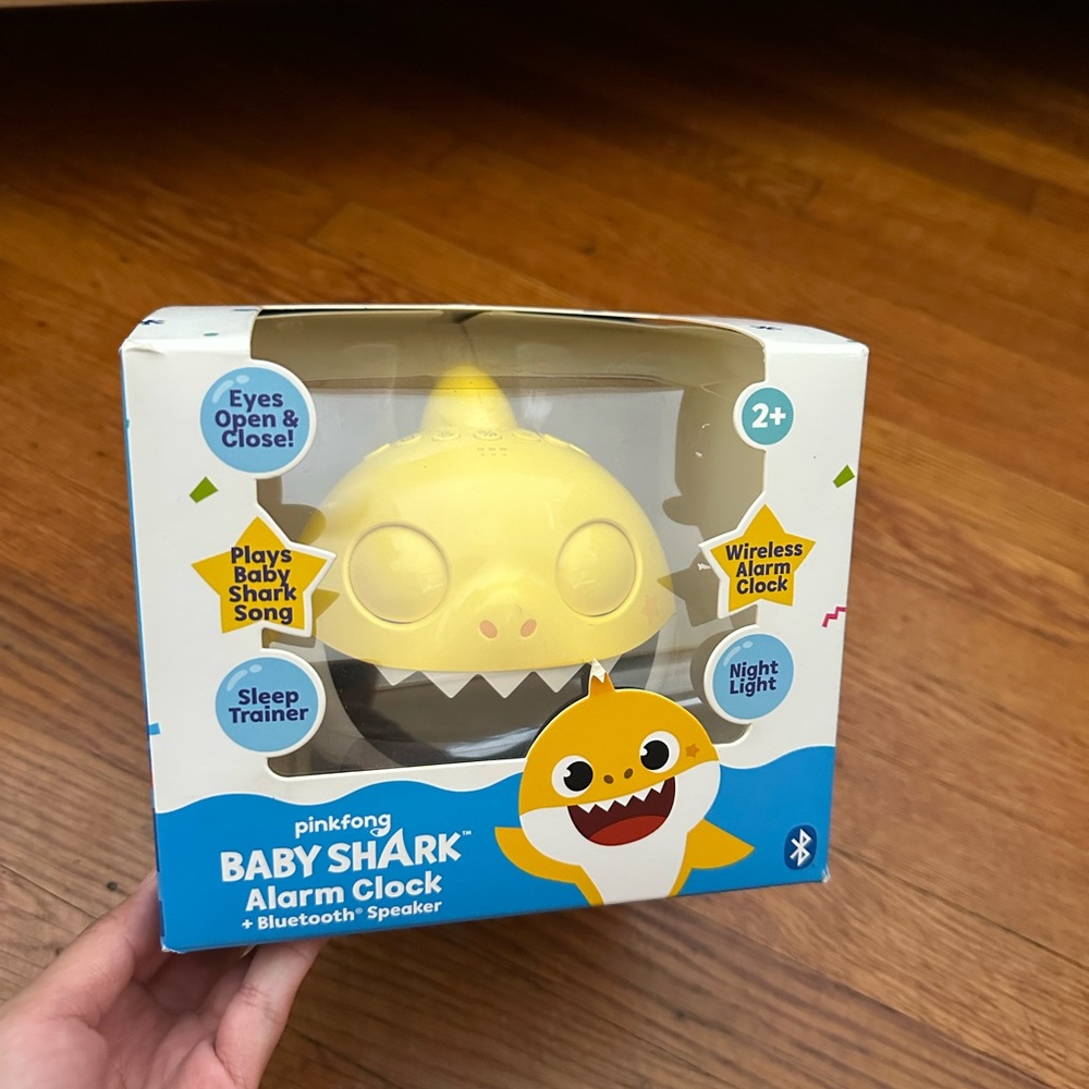 Baby Shark Bluetooth Speaker, Sound Machine, Alarm Clock